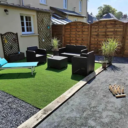 Homefleur - Grand Avec Jardin 4-6 Personnes Apartamento Honfleur