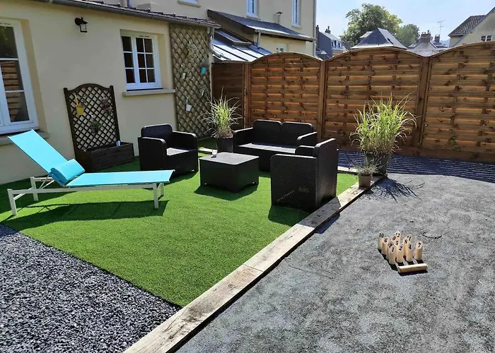 Homefleur - Grand Avec Jardin 4-6 Personnes شقة أونفلور